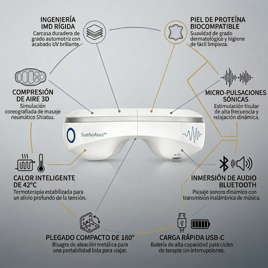 Masajeador Ocular de Presoterapia Inteligente