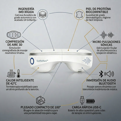 Masajeador Ocular de Presoterapia Inteligente